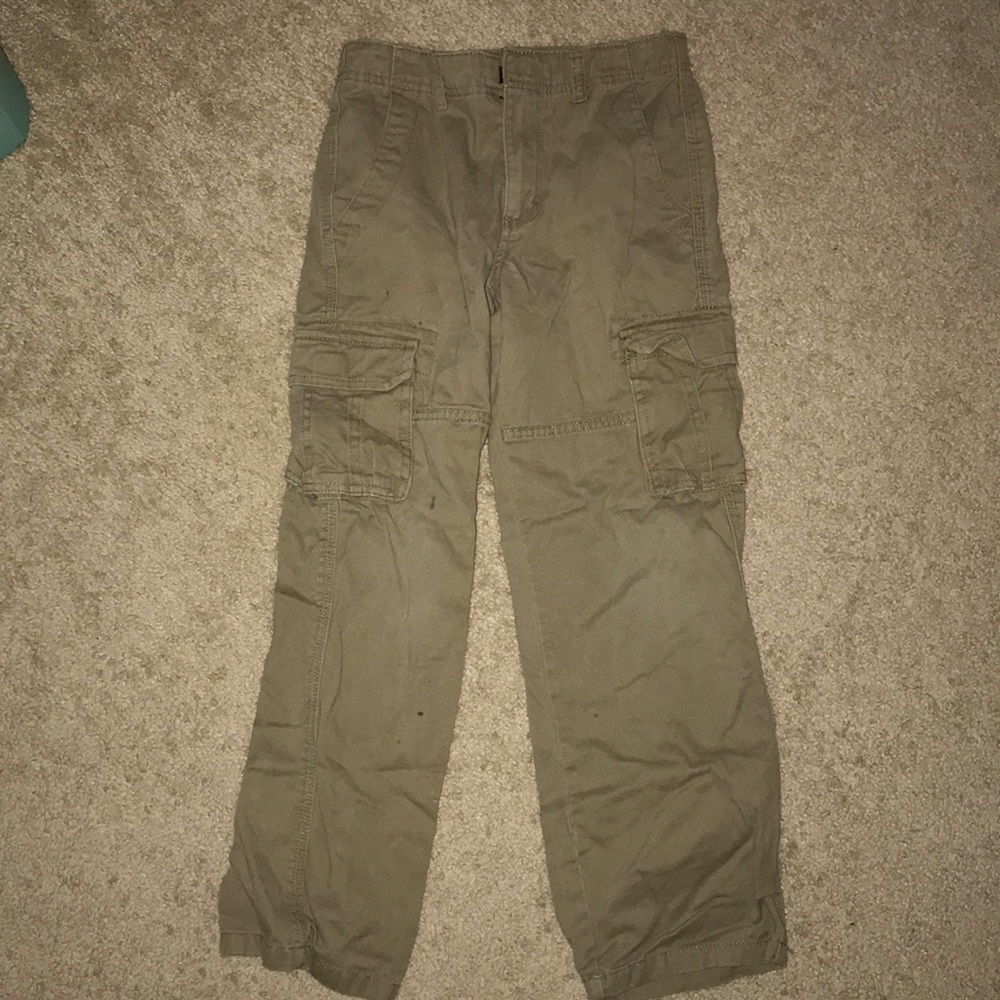 3/$15 L&D TAN SZ MEDIUM BOYS CARGO PANTS